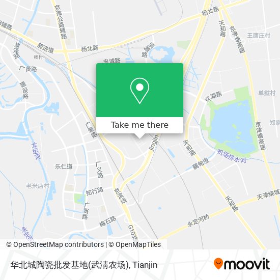 华北城陶瓷批发基地(武淸农场) map