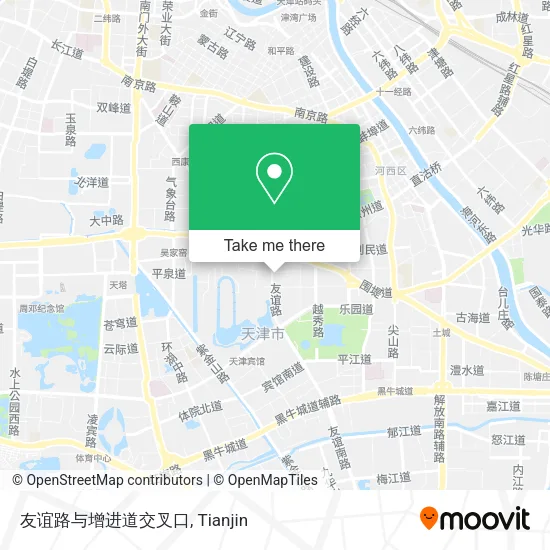 友谊路与增进道交叉口 map