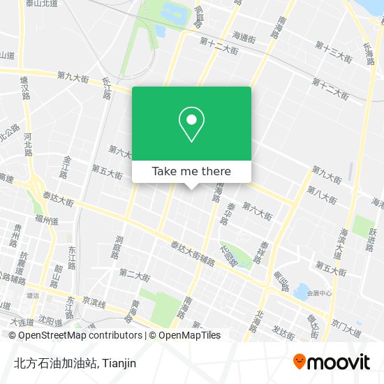 北方石油加油站 map