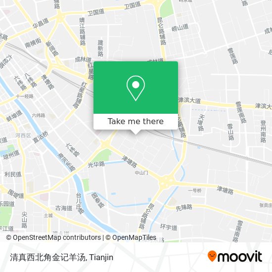 清真西北角金记羊汤 map