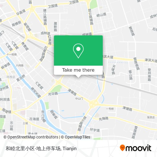 和睦北里小区-地上停车场 map