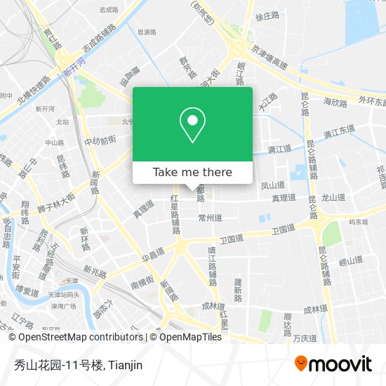秀山花园-11号楼 map