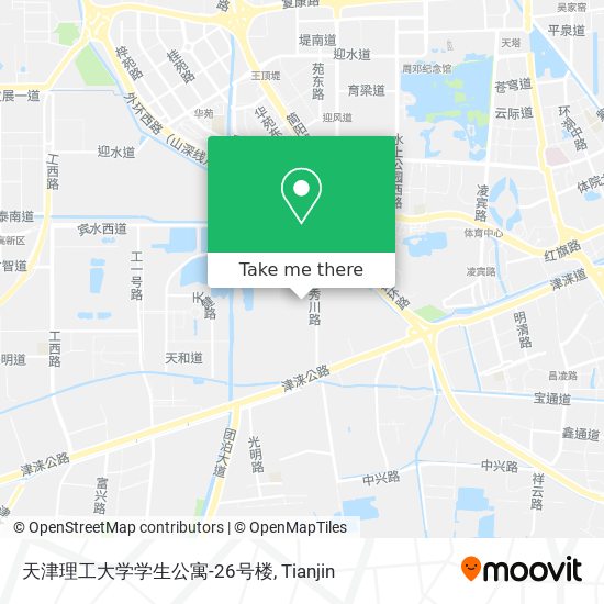 天津理工大学学生公寓-26号楼 map