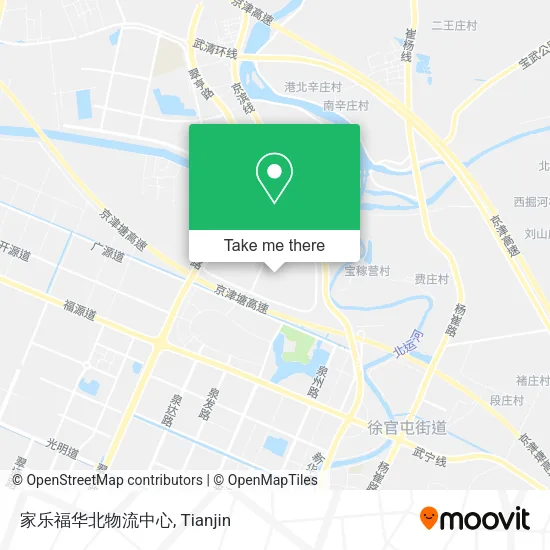 家乐福华北物流中心 map