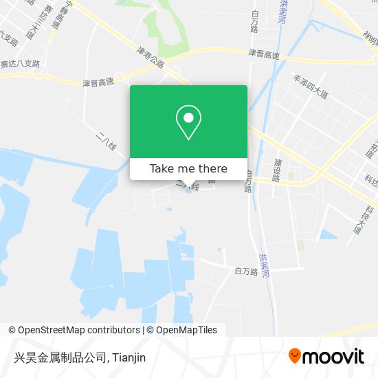 兴昊金属制品公司 map