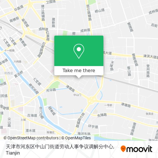 天津市河东区中山门街道劳动人事争议调解分中心 map