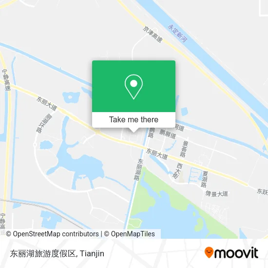 东丽湖旅游度假区 map