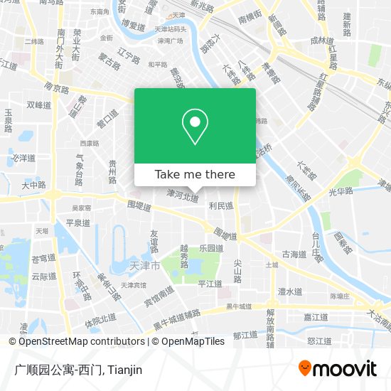 广顺园公寓-西门 map