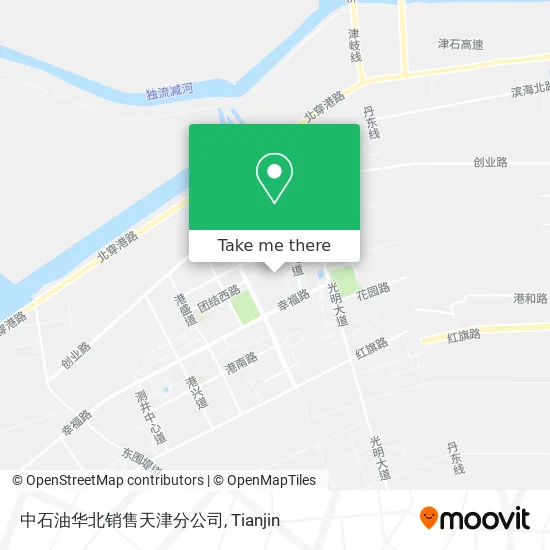 中石油华北销售天津分公司 map
