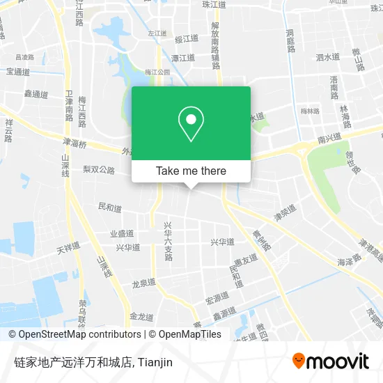 链家地产远洋万和城店 map