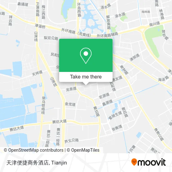 天津便捷商务酒店 map