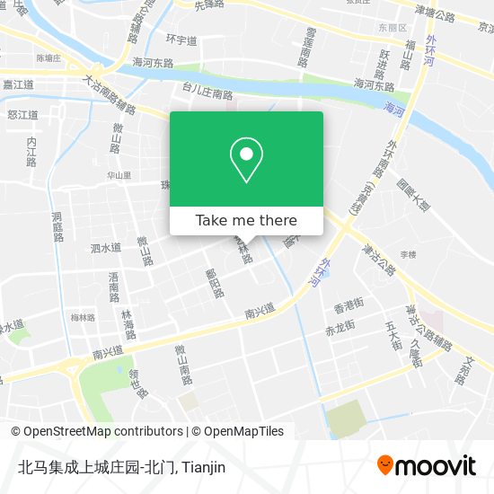 北马集成上城庄园-北门 map