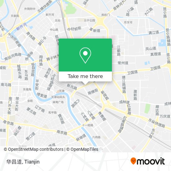 华昌道 map