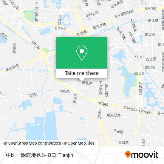 中医一附院地铁站-B口 map