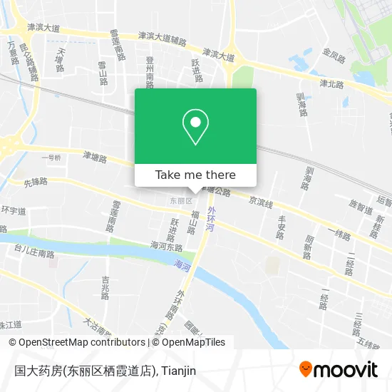 国大药房(东丽区栖霞道店) map