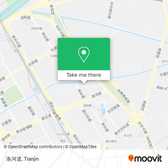 洛河道 map