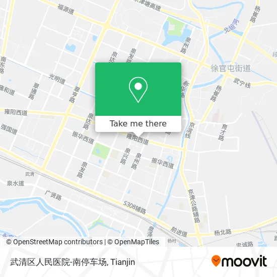 武清区人民医院-南停车场 map