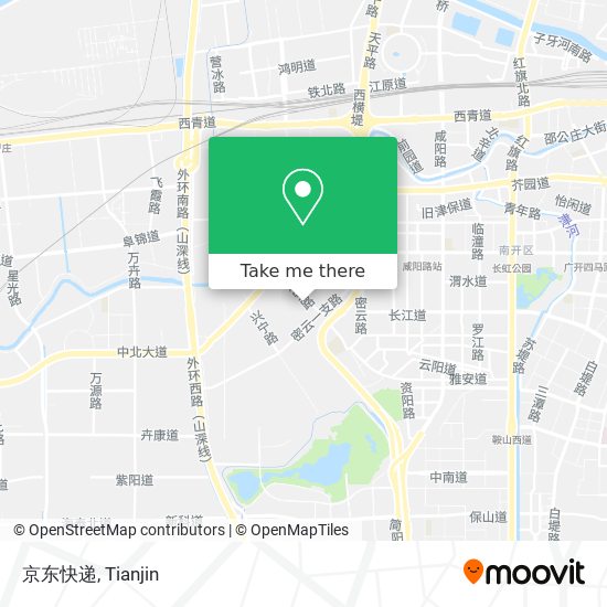 京东快递 map
