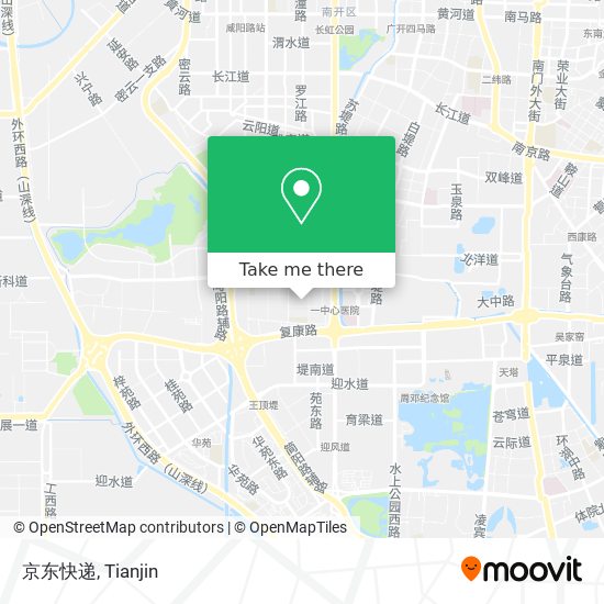 京东快递 map