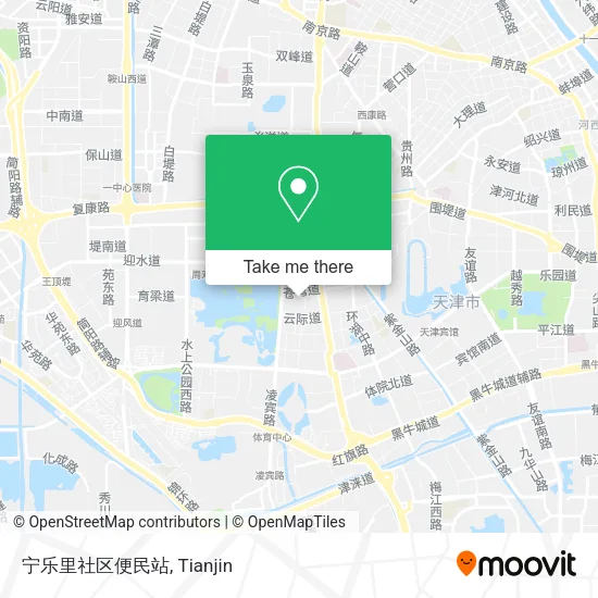 宁乐里社区便民站 map