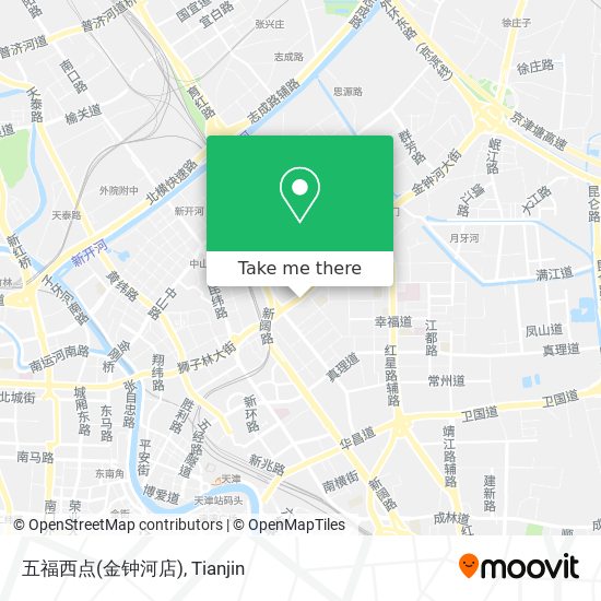 五福西点(金钟河店) map