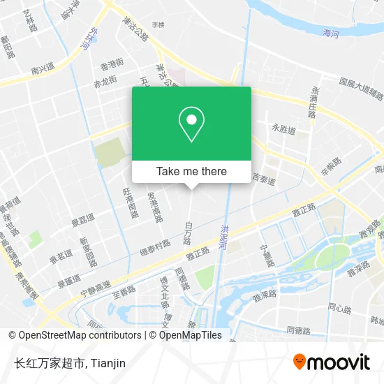 长红万家超市 map