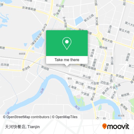 天河快餐店 map