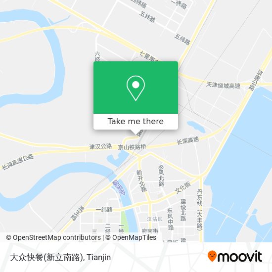 大众快餐(新立南路) map