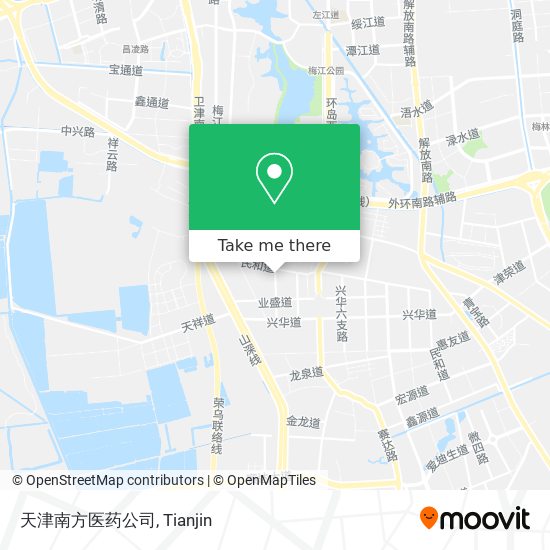 天津南方医药公司 map