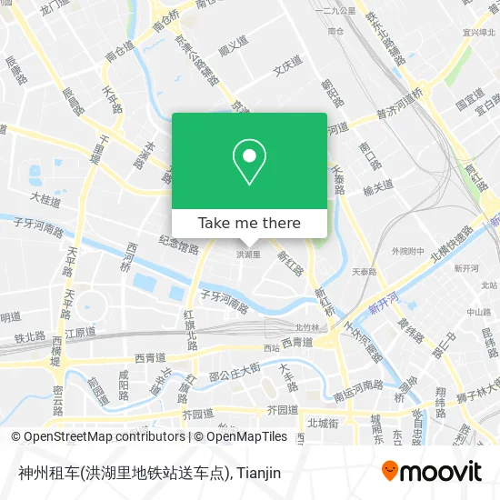 神州租车(洪湖里地铁站送车点) map