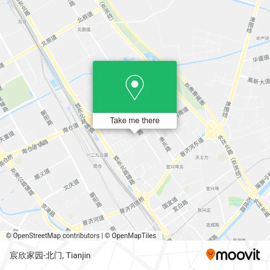 宸欣家园-北门 map