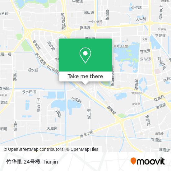 竹华里-24号楼 map
