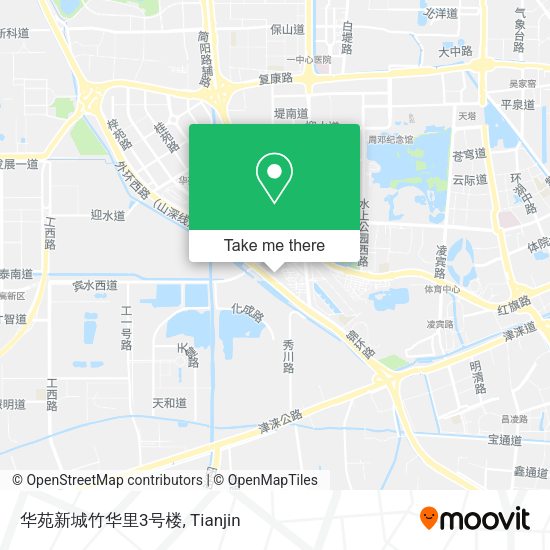 华苑新城竹华里3号楼 map