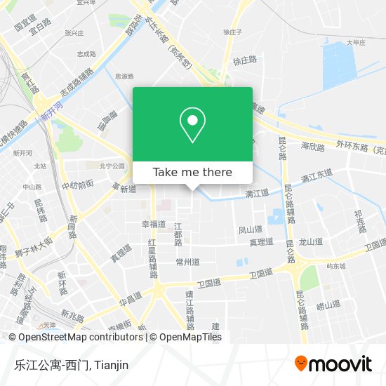 乐江公寓-西门 map