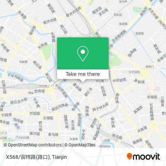 X568/宙纬路(路口) map