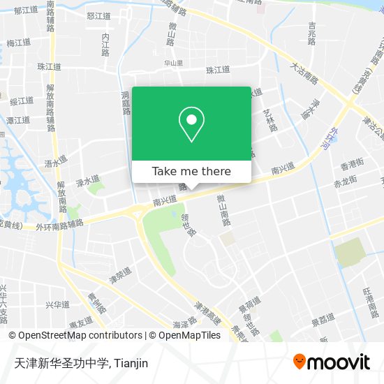 天津新华圣功中学 map