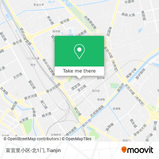 富宜里小区-北1门 map