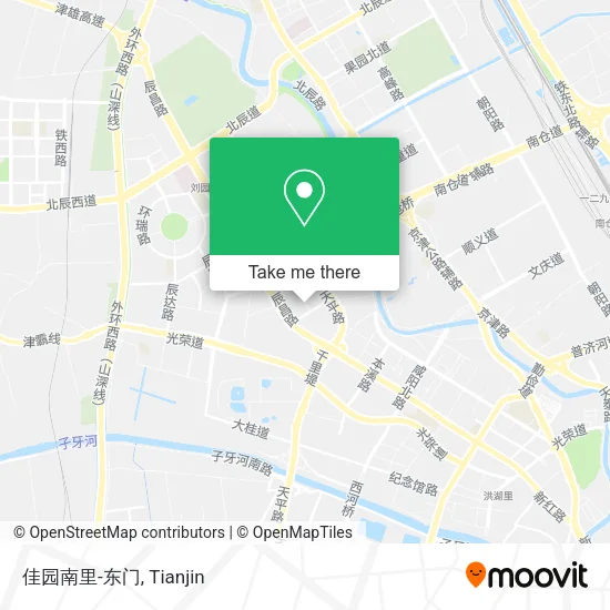 佳园南里-东门 map