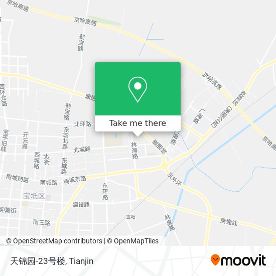 天锦园-23号楼 map
