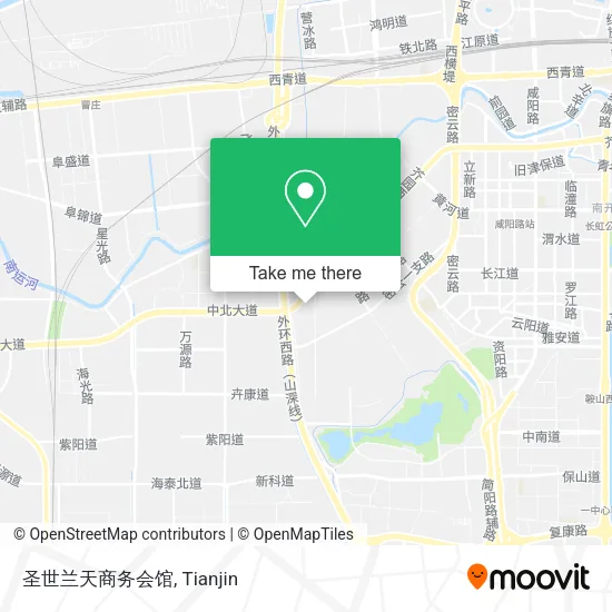 圣世兰天商务会馆 map
