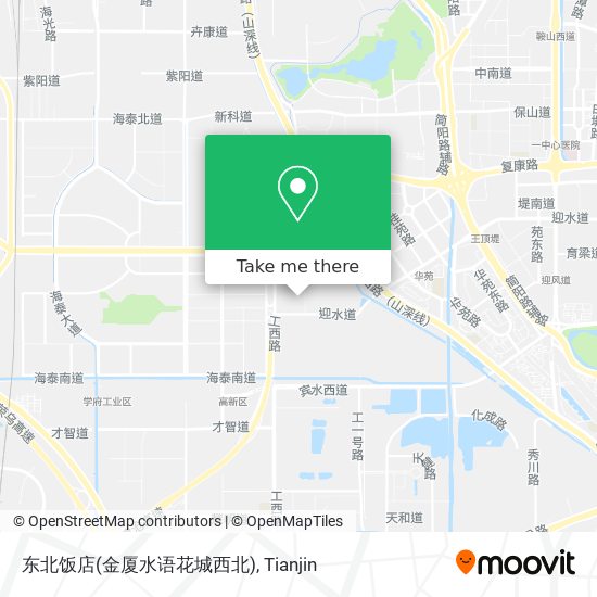 东北饭店(金厦水语花城西北) map