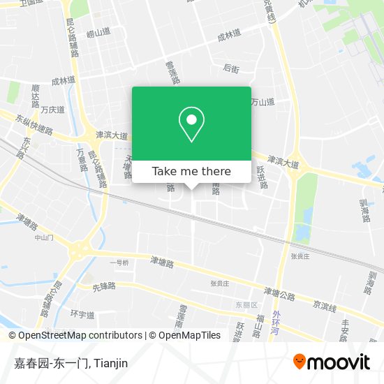 嘉春园-东一门 map