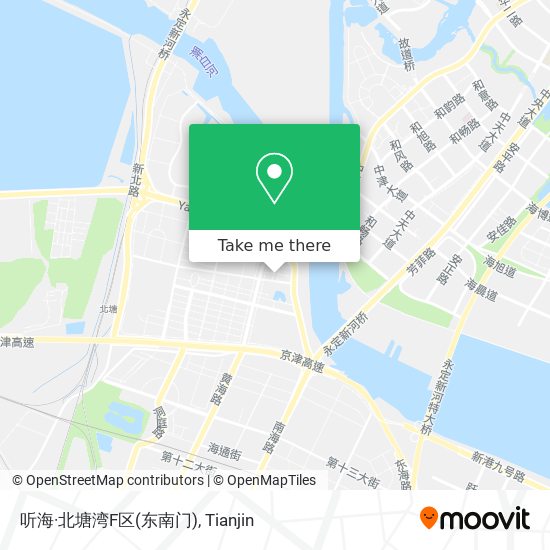 听海·北塘湾F区(东南门) map