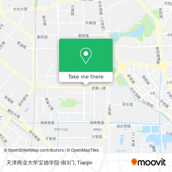 天津商业大学宝德学院-南3门 map