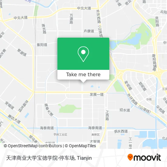 天津商业大学宝德学院-停车场 map