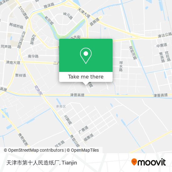 天津市第十人民造纸厂 map