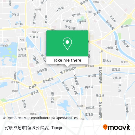 好收成超市(谊城公寓店) map