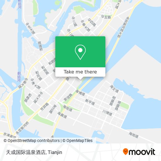 天成国际温泉酒店 map