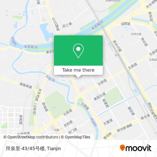 拜泉里-43/45号楼 map