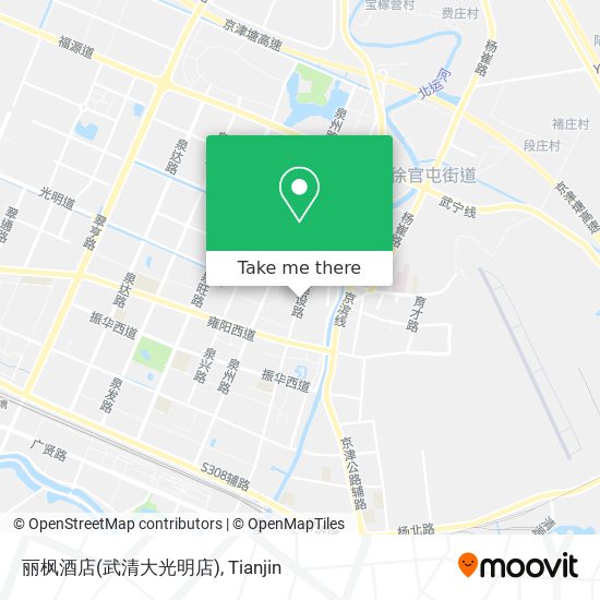 丽枫酒店(武清大光明店) map